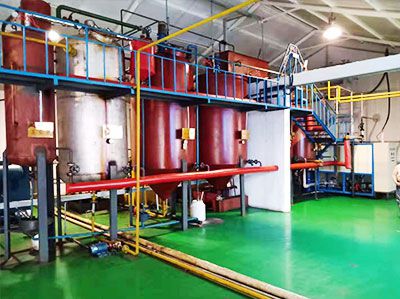 Animal oil refining equipment