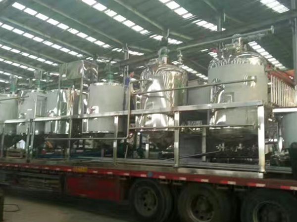 Tea seed oil refining and shipping